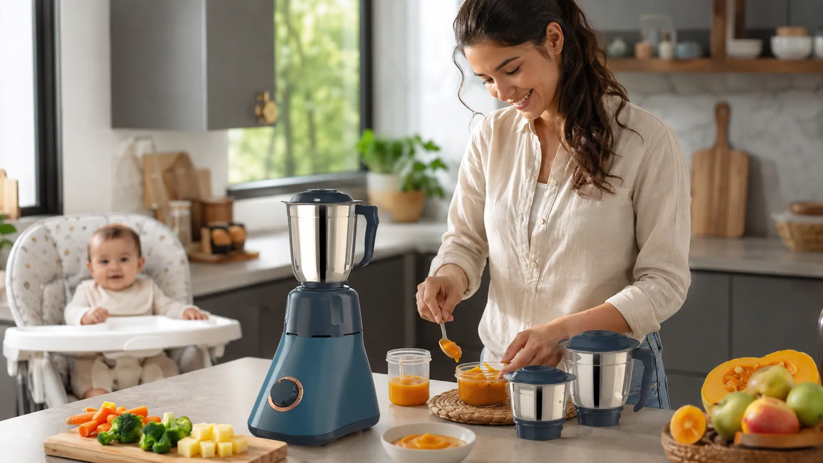 Which of These Features on the Splendora Mixer Grinder Matter Most for New Parents? 