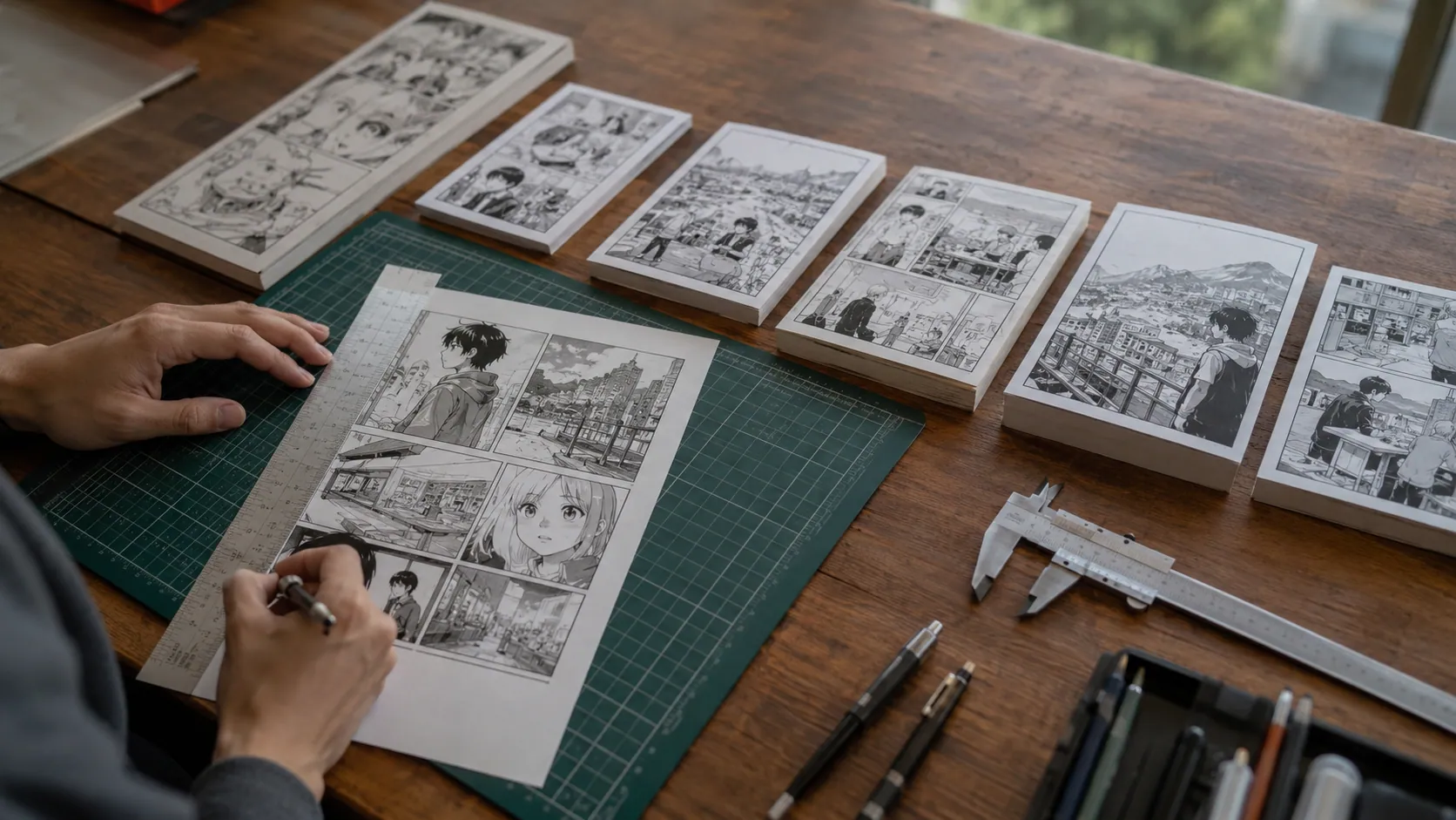 What Are the Dimensions of a Printed Manga Page
