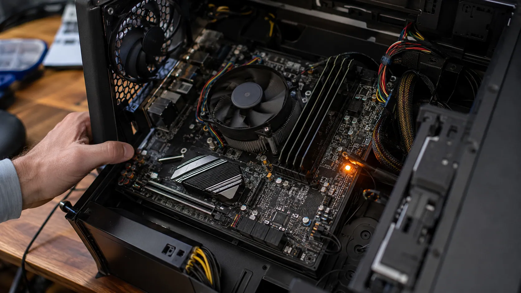 What Does It Mean When the Motherboard Is Pulsing Orange Light