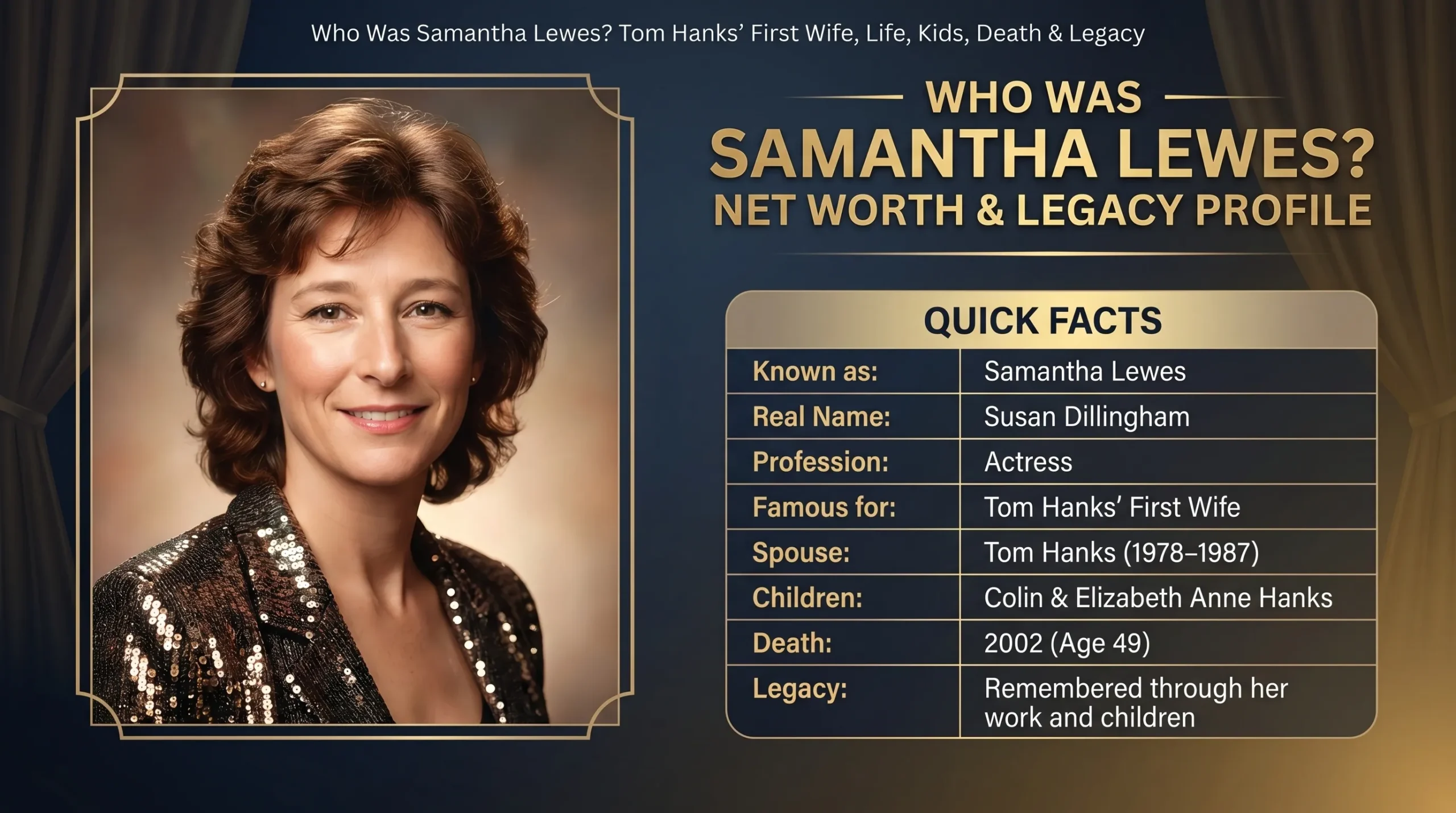Who Was Samantha Lewes